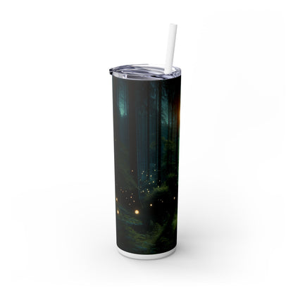 "Enchanted Night" - The Alien Maars® Skinny Tumbler with Straw 20oz