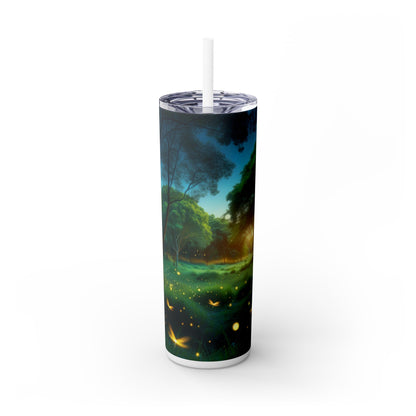 "Firefly Dusk" - The Alien Maars® Skinny Tumbler with Straw 20oz