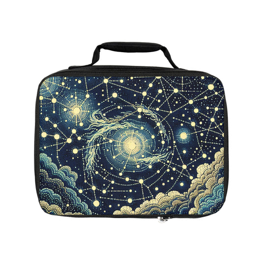 "Dotting the Heavens" - The Alien Lunch Bag Pointillism Style