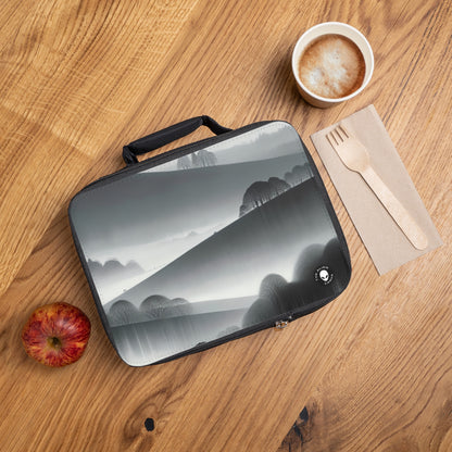 "Grey Tonalism: Hillside in Fog" - The Alien Lunch Bag Tonalism