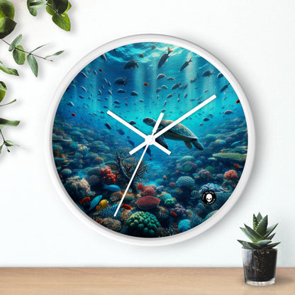 "Underwater Wonderland" - The Alien Wall Clock