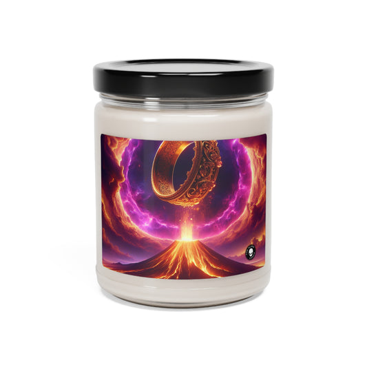 "Ring of Doom: A Surreal Descent." - The Alien Scented Soy Candle 9oz
