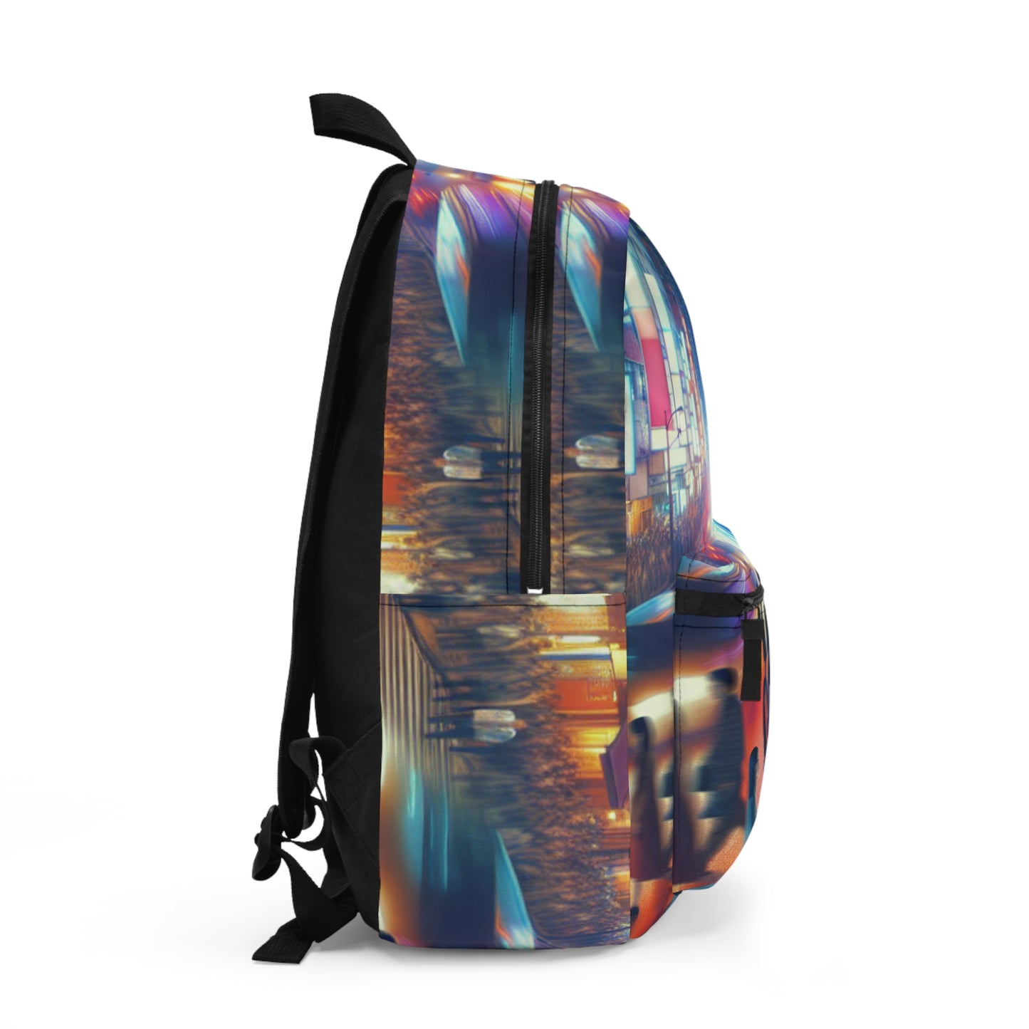 "Neon Night Street" - The Alien Backpack