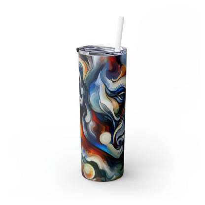 « Stirrings of the Soul » - The Alien Maars® Skinny Tumbler avec paille 20oz Expressionnisme