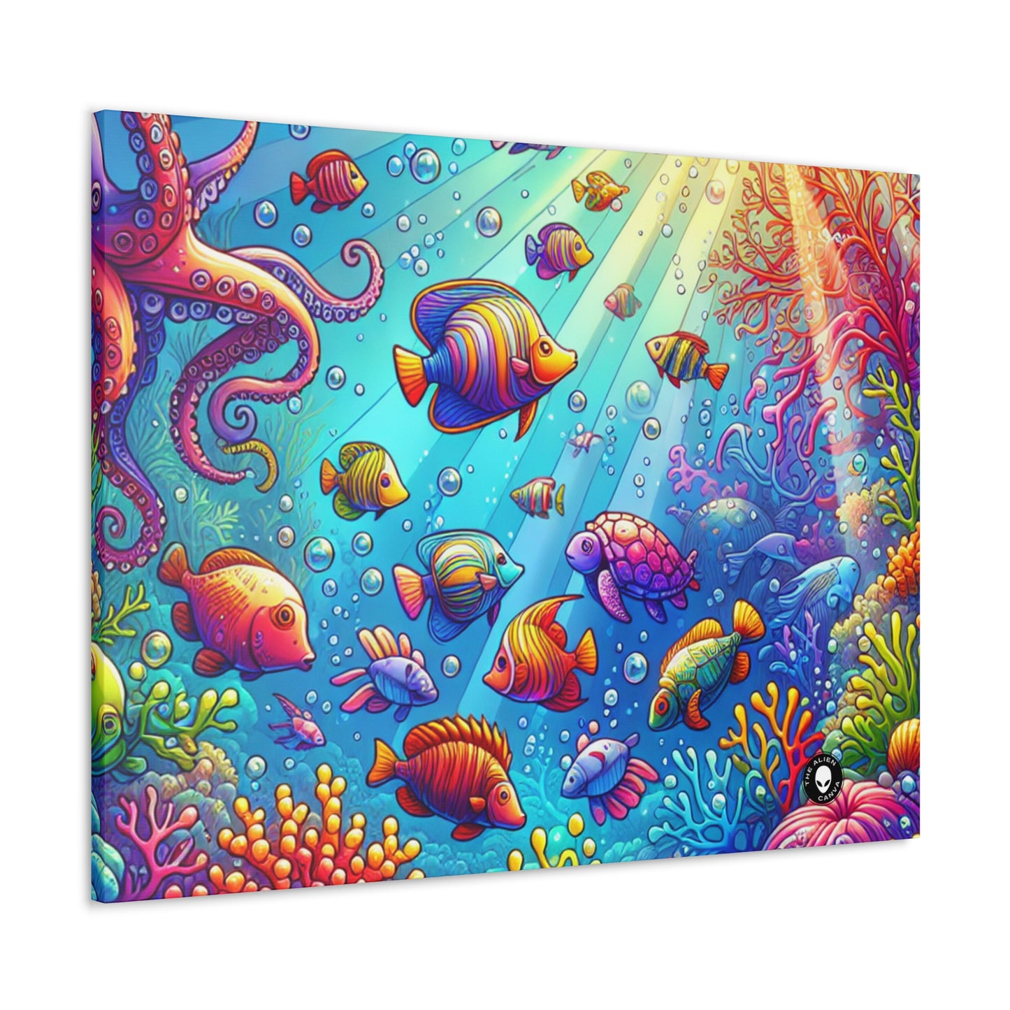 "Seaside Soiree: A Dance Party Under the Sea" - The Alien Canva