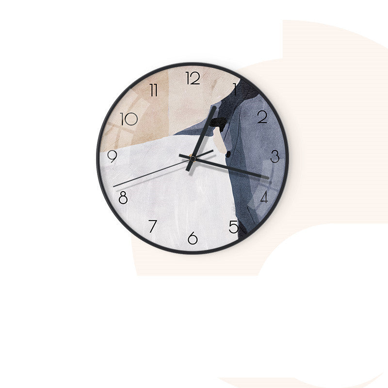 Poor Style Modern Abstract Restaurant Wall Clock