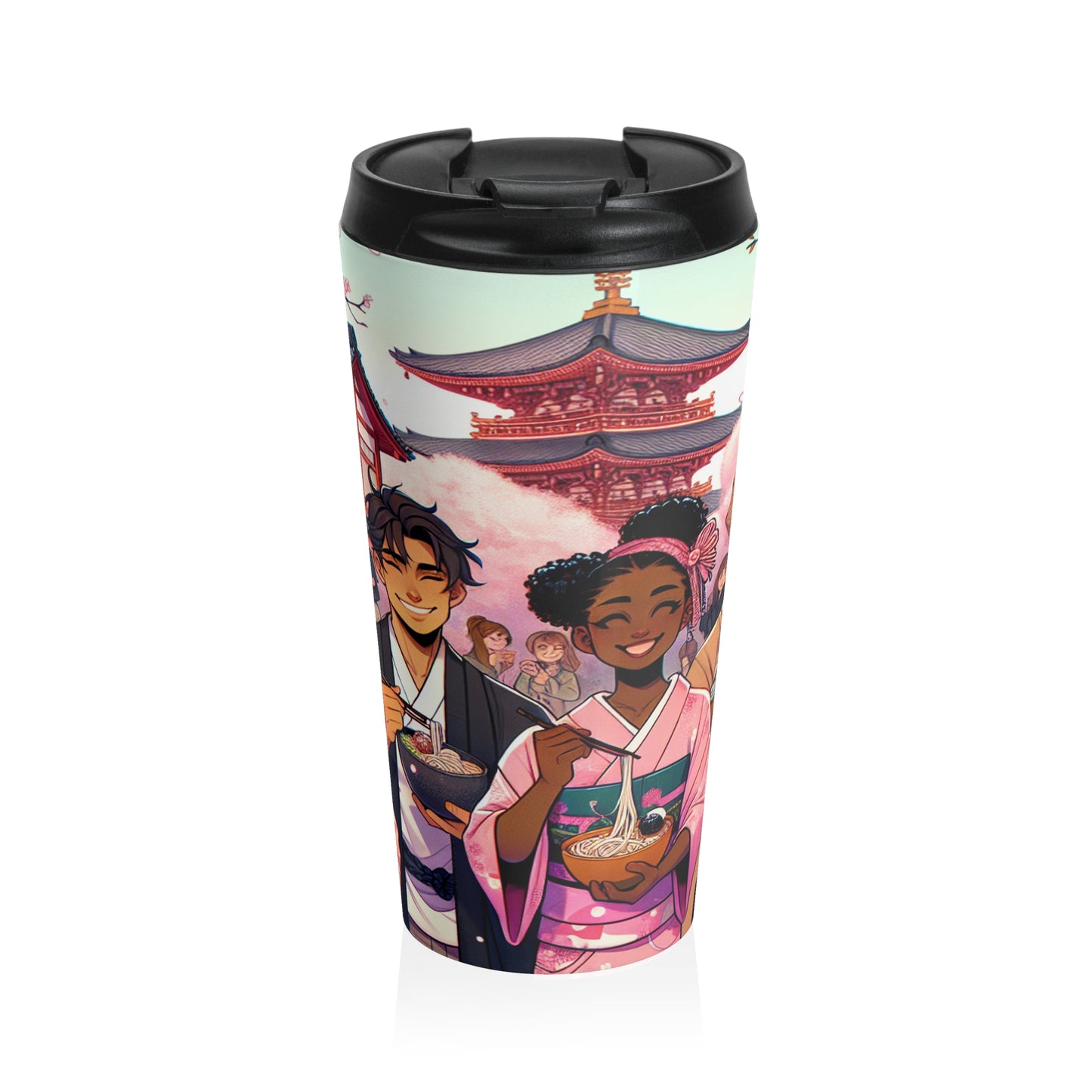 "Brush of Wonders: An Artist's Awakening" - The Alien Stainless Steel Travel Mug Manga/Anime Art