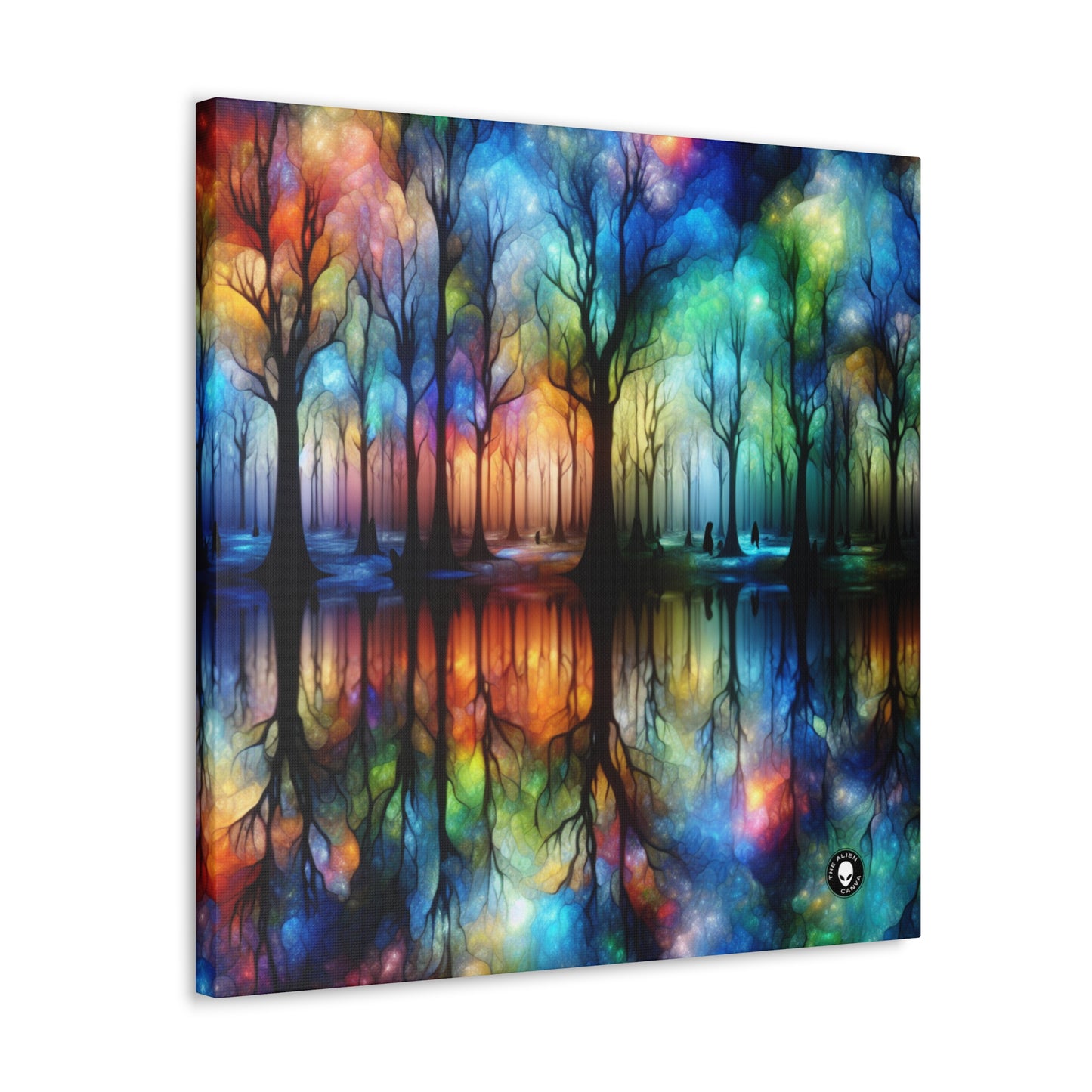 "Enchanted Rainbow Woods" - The Alien Canva