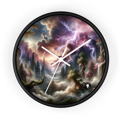 "Forêt Thunderstruck" - L'horloge murale extraterrestre