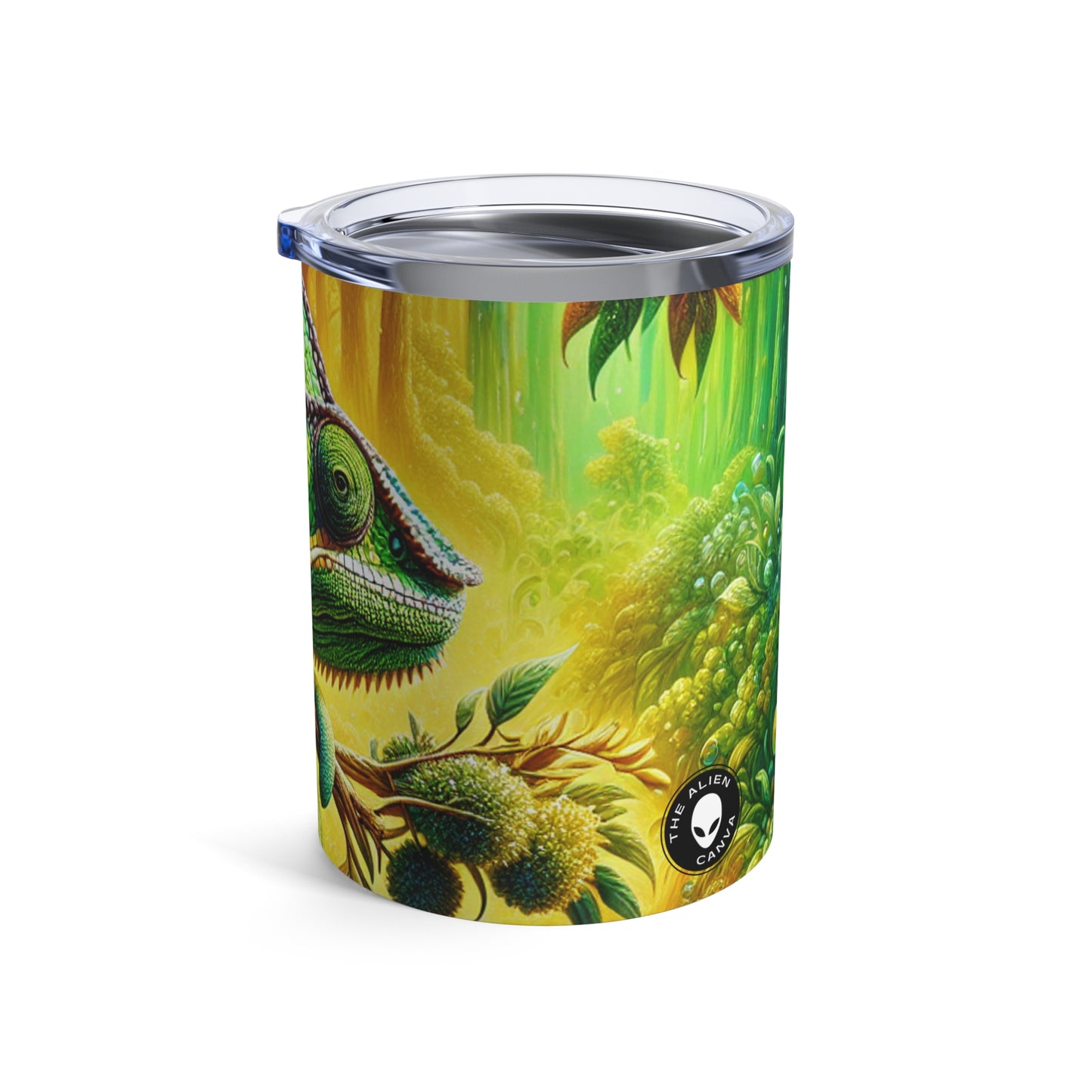 "Vibrant Woods and the Chameleon Camouflage" - The Alien Tumbler 10oz