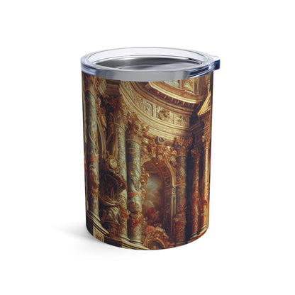 "Masquerade Majesty: A Regal Baroque Ballroom" - The Alien Tumbler 10oz Baroque