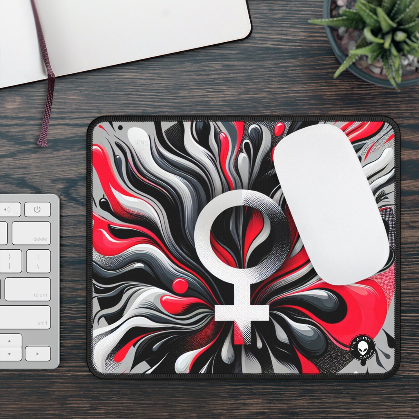 "Fronteras rotas: un viaje provocativo hacia el arte transgresivo" - The Alien Gaming Mouse Pad Transgressive Art