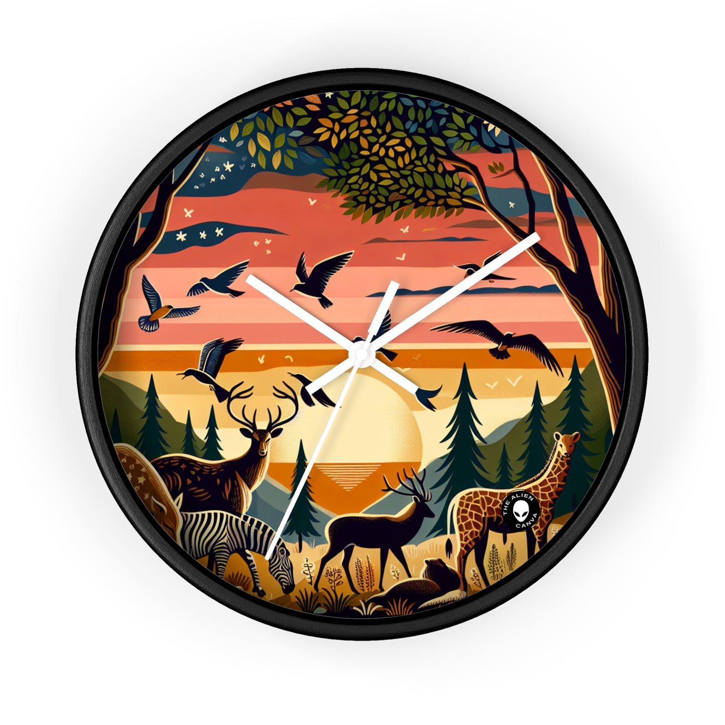 "Natural Primalism: Revealing the Essence" - The Alien Wall Clock Primitivism