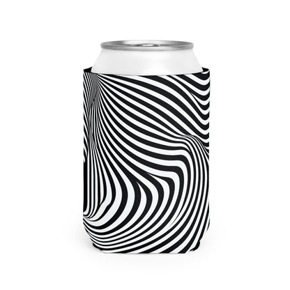 "Optical Illusion Wave": el estilo Op Art de la funda Alien Can Cooler