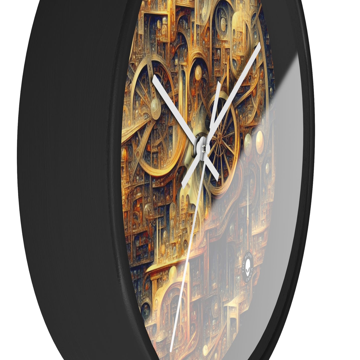 "Unity in Vibrant Harmony: An Abstract Metaphysical Exploration" - The Alien Wall Clock Metaphysical Art