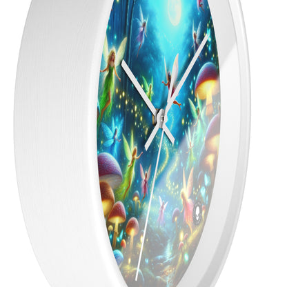 "Fairy Dance in the Glowing Forest" - The Alien Wall Clock