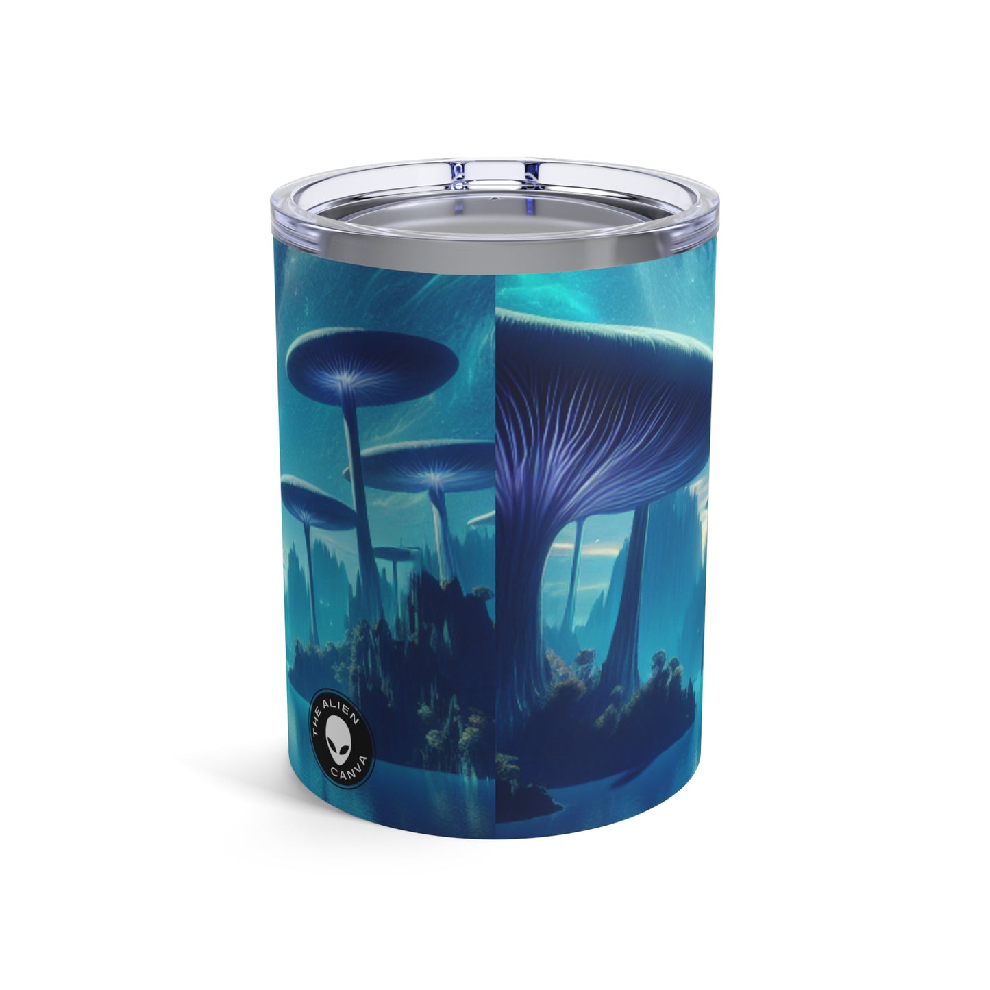 "Moonlit Mushroom Lake" - The Alien Tumbler 10oz