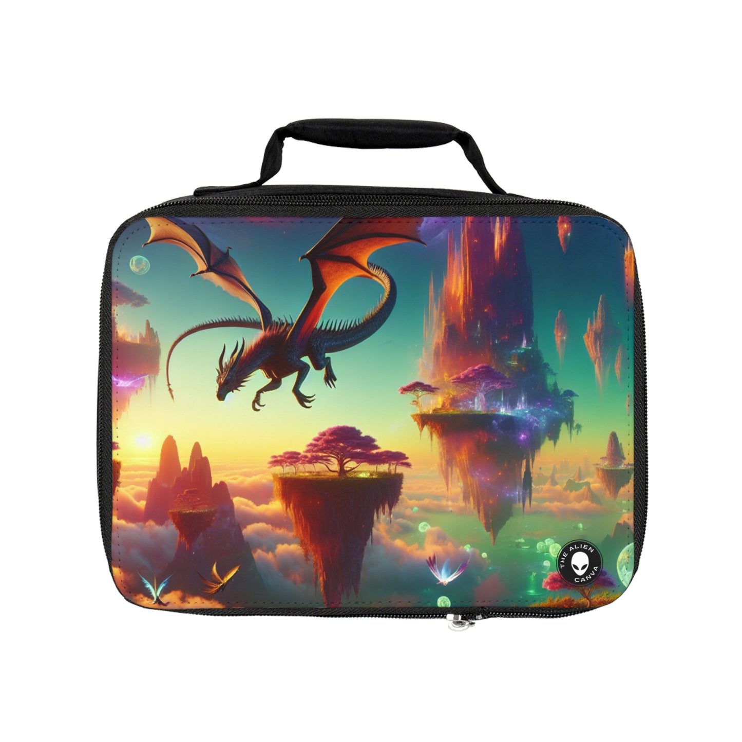 "Dragon's Flight in the Fantastical Realm"- The Alien Lunch Bag