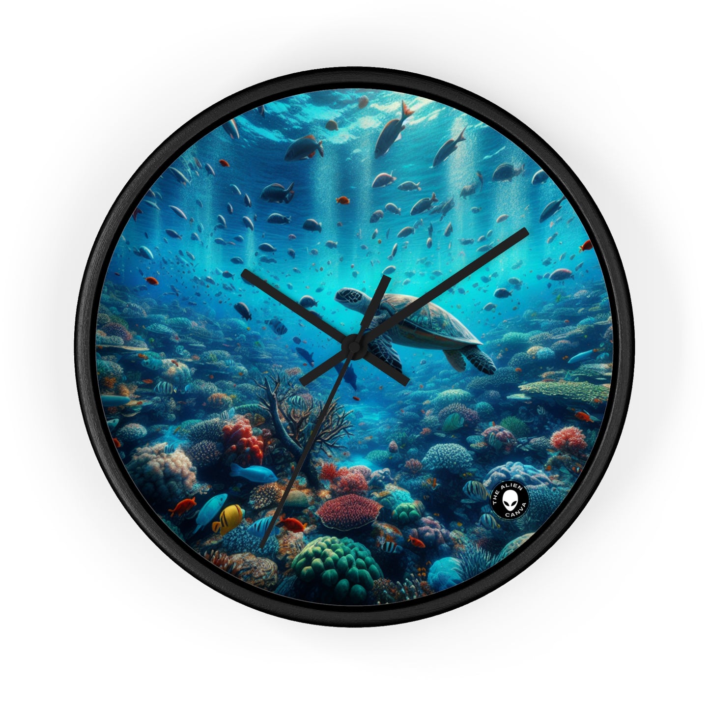 "Underwater Wonderland" - The Alien Wall Clock