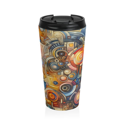 "Roots to Radiance: An Artistic Exploration of Personal Growth and Transformation" - The Alien Stainless Steel Travel Mug Symbolism