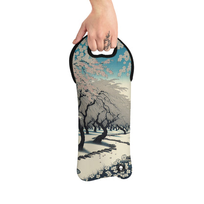 "Blossoming Sky" - The Alien Wine Tote Bag Ukiyo-e (Japanese Woodblock Printing)