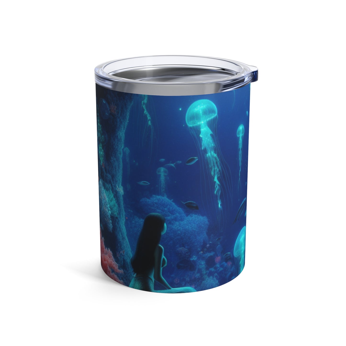 "La sérénité d'une sirène : un ballet de méduses" - Le verre Alien 10oz