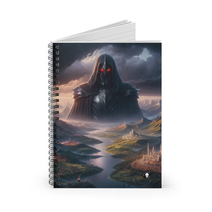 "Sauron's Reclamation: The Darkening of Middle Earth" - The Alien Spiral Notebook (Ruled Line)