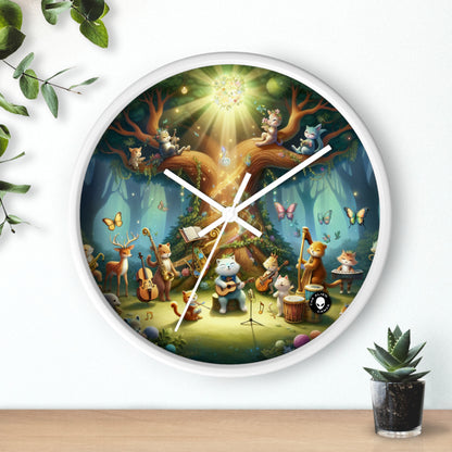 "Enchanted Forest Jam" - The Alien Wall Clock