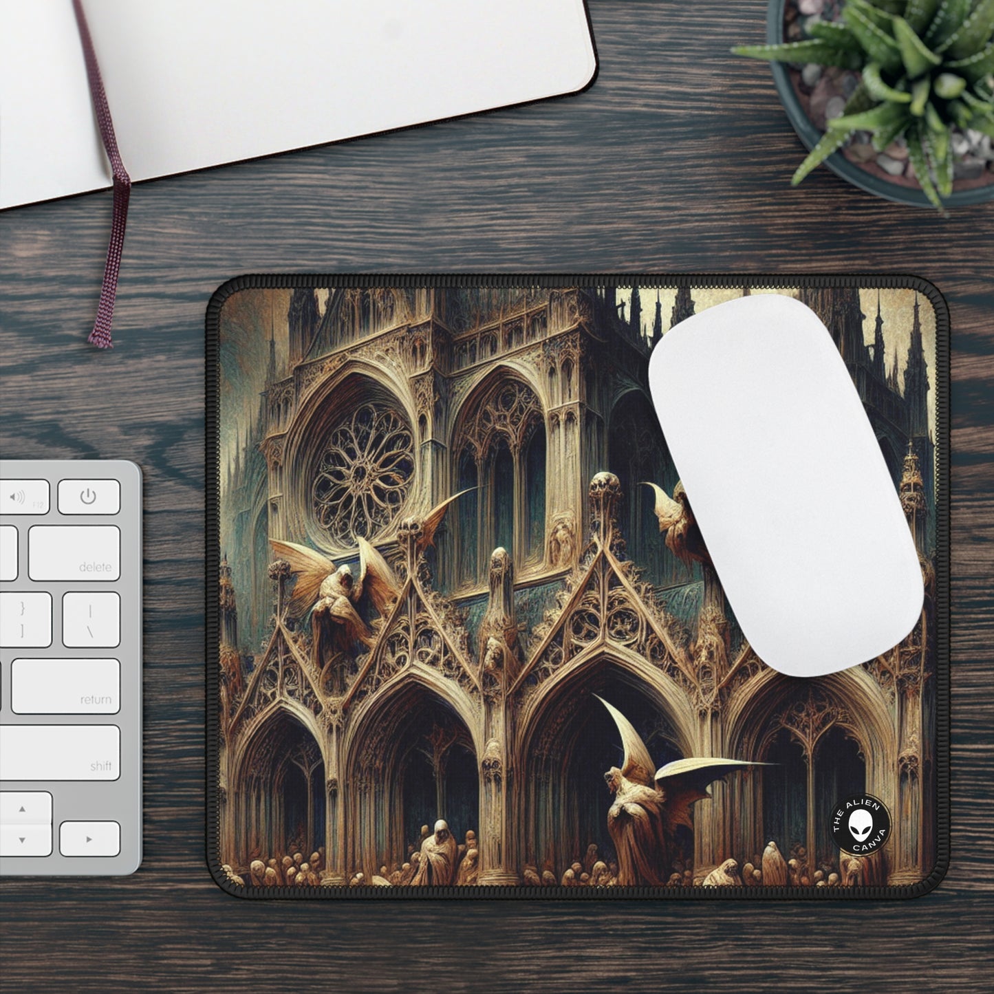 - The Alien Gaming Mouse Pad Gothic Art