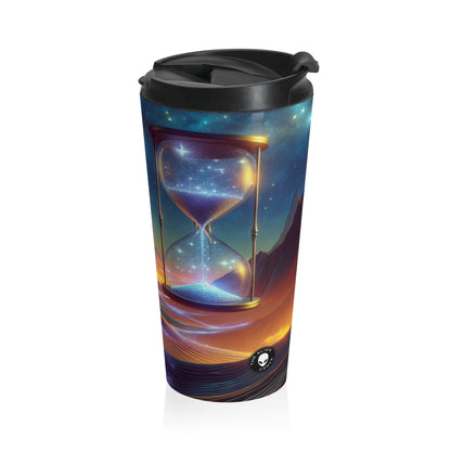 "Starry Sands of Time" - The Alien Stainless Steel Travel Mug