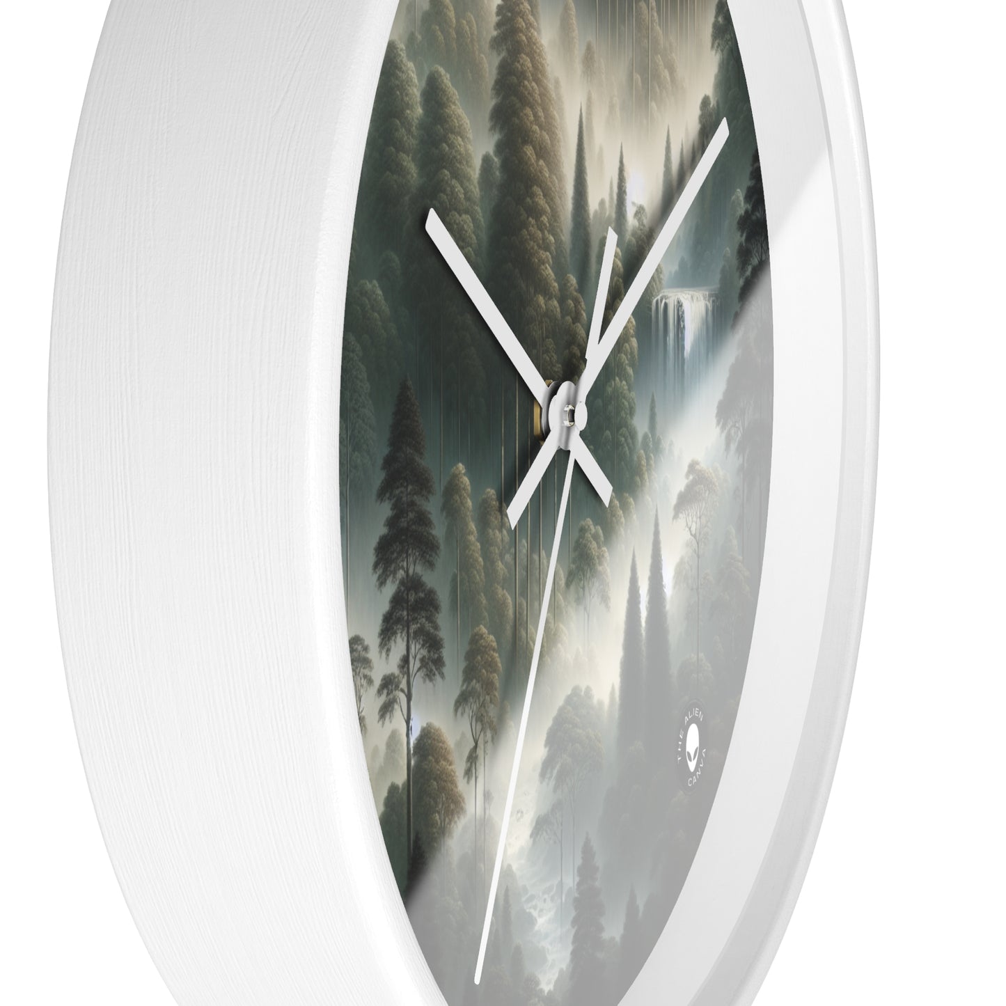 "Misty Forest Retreat" - The Alien Wall Clock