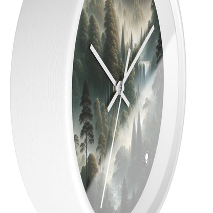 "Misty Forest Retreat" - The Alien Wall Clock