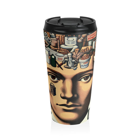 "Chance in Motion: Creating a Fluxus Installation with Found Objects" - The Alien Stainless Steel Travel Mug Fluxus