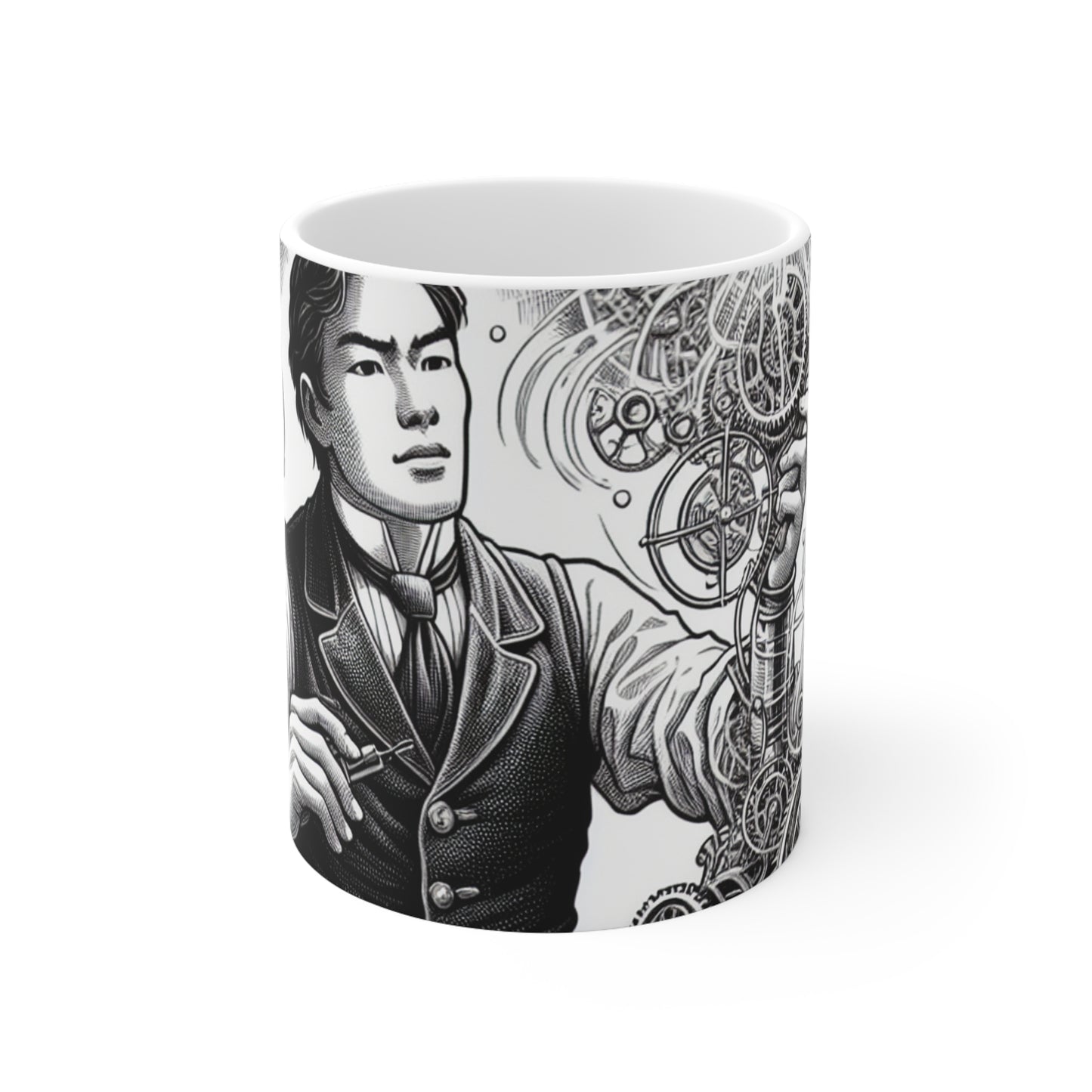 "Dream Weaver" - The Alien Ceramic Mug 11oz Manga/Anime Art Style