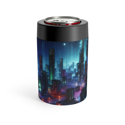 "Neon Skyline: A Futuristic Cityscape" - The Alien Can Holder