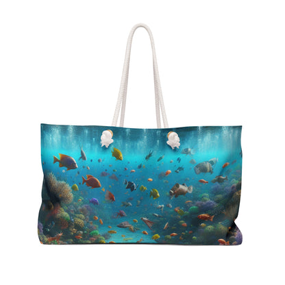 "Jeweled Depths: Discover the Hidden Treasure" - The Alien Weekender Bag