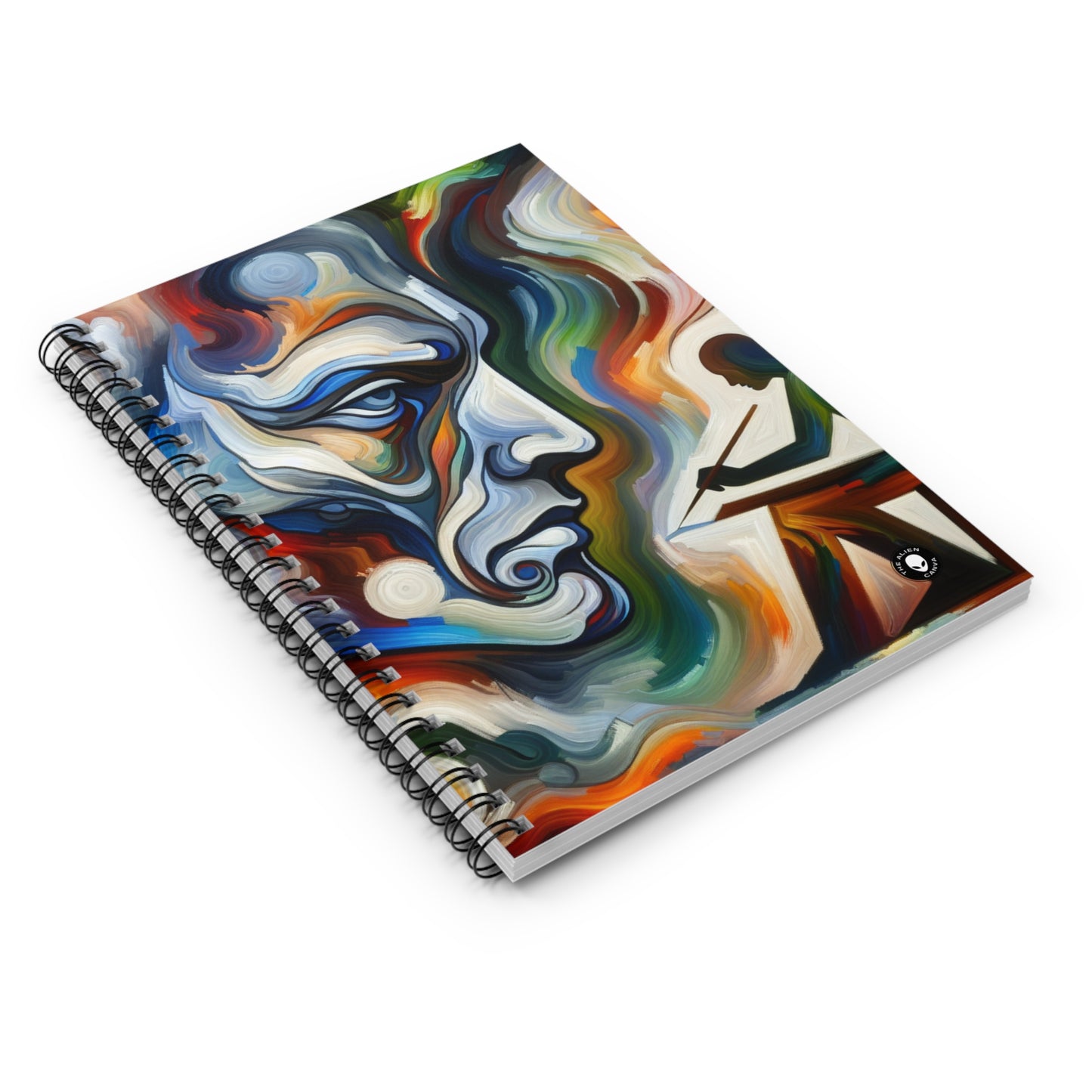 "Stirrings of the Soul" - The Alien Spiral Notebook (Ruled Line) Expressionism