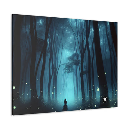 "Guided by Fireflies: A Forest's Secret Lightshow" - The Alien Canva