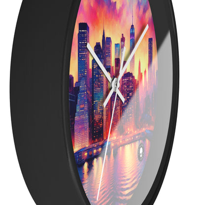 Hidden Oasis: A Spontaneous Impressionism Masterpiece in Vibrant Hues - The Alien Wall Clock Impressionism