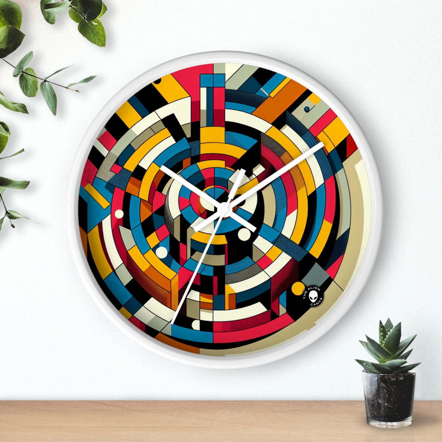 "Digital Revolution: A Constructivist Perspective" - The Alien Wall Clock Constructivism