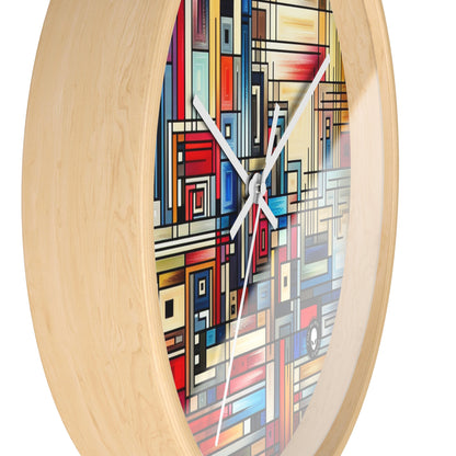 "Urban Symmetry: A Precisionist Perspective" - The Alien Wall Clock Precisionism