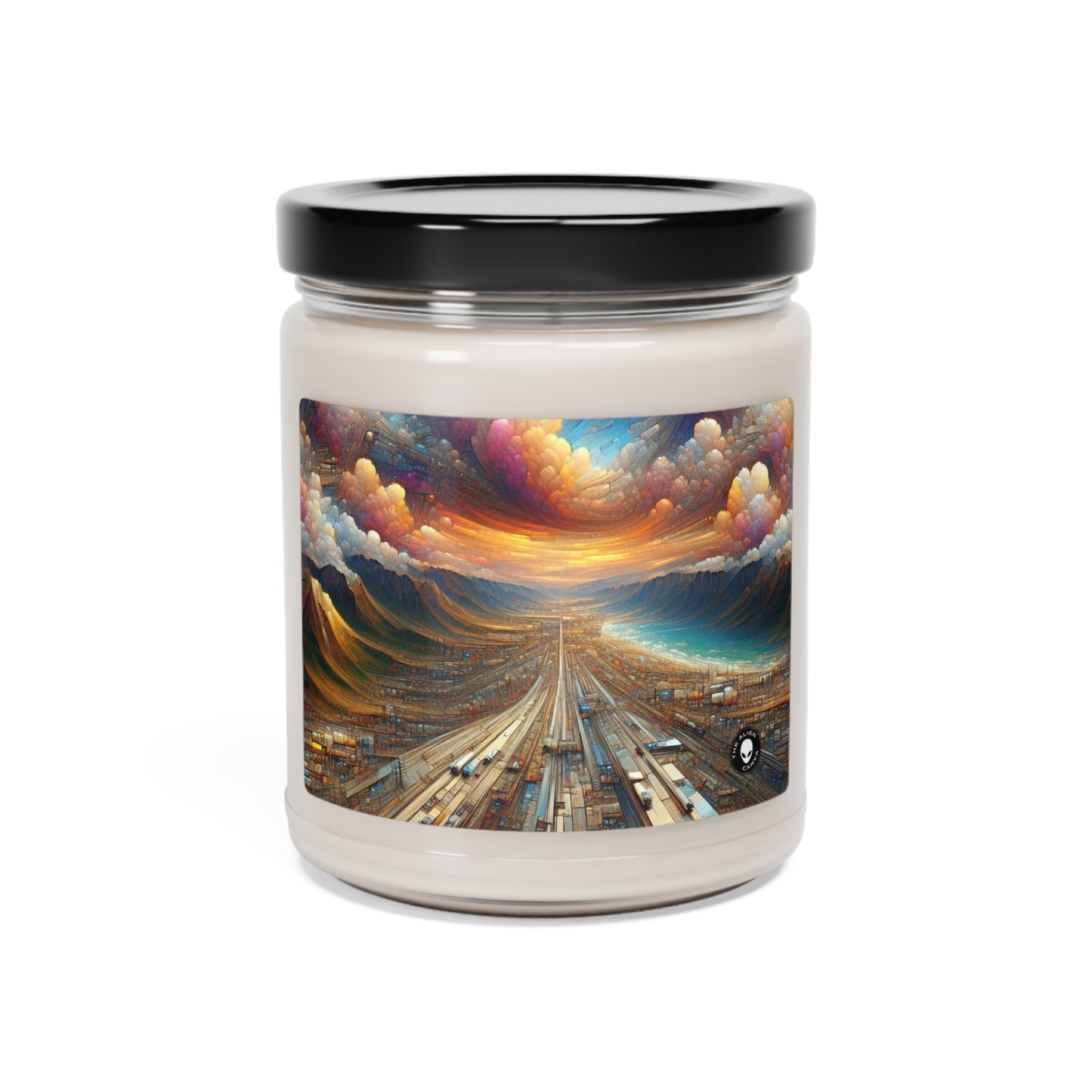 "Enchanted Realm: A Magical Fairy Kingdom" - The Alien Scented Soy Candle 9oz Digital Painting