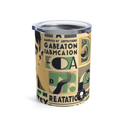 "Cacophonie de la folie banale : un collage dadaïste" - The Alien Tumbler 10oz Dadaism