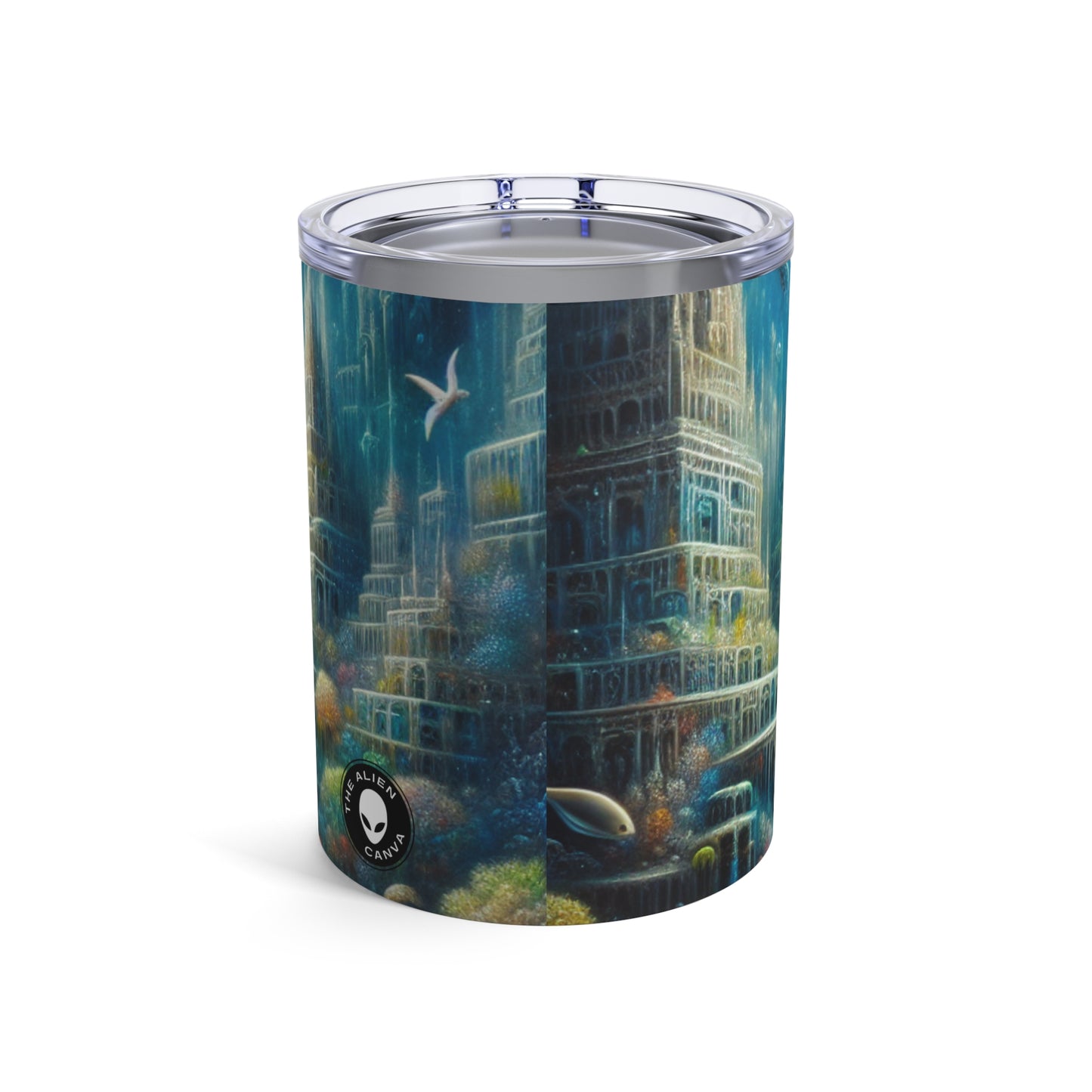 "La ville sous-marine enchantée" - Le verre Alien 10oz