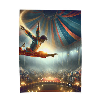 "The Aerial Acrobat" - The Alien Velveteen Plush Blanket Photorealism