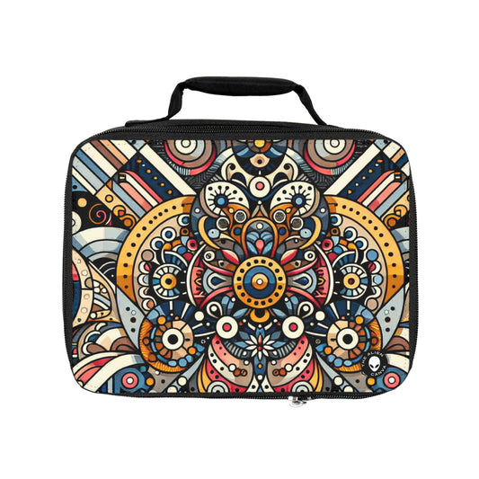 "Moroccan Mosaic Masterpiece"- The Alien Lunch Bag Pattern Art