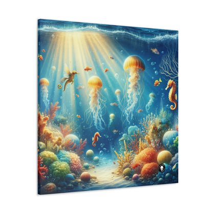 "Sunlit Serenity: A Magical Underwater Realm" - The Alien Canva