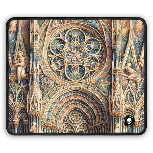"Harmony of Angels: Celestial Serenade at Dusk" - The Alien Gaming Mouse Pad International Gothic