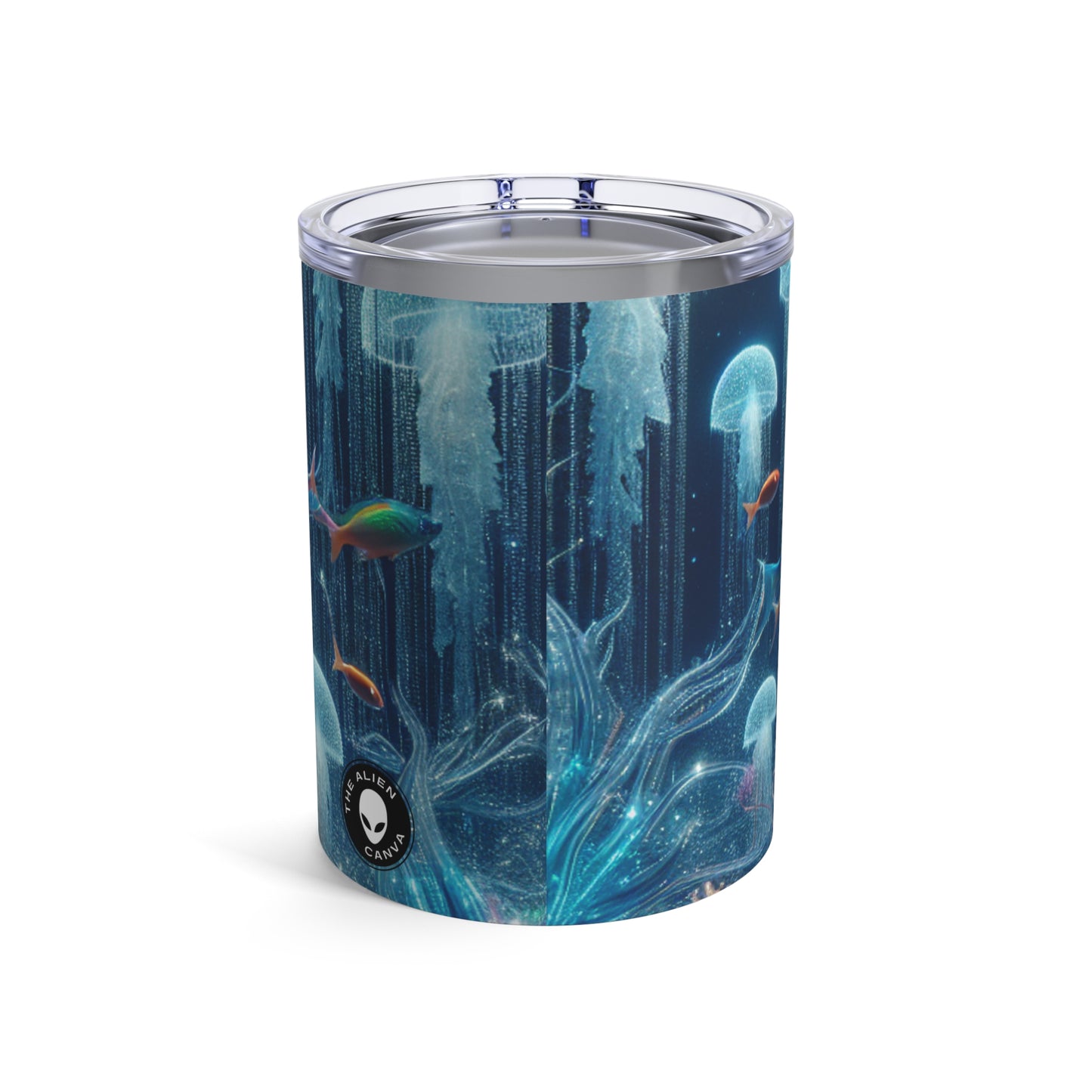 "Neon Dreams: The Underwater Wonderland" - The Alien Tumbler 10oz