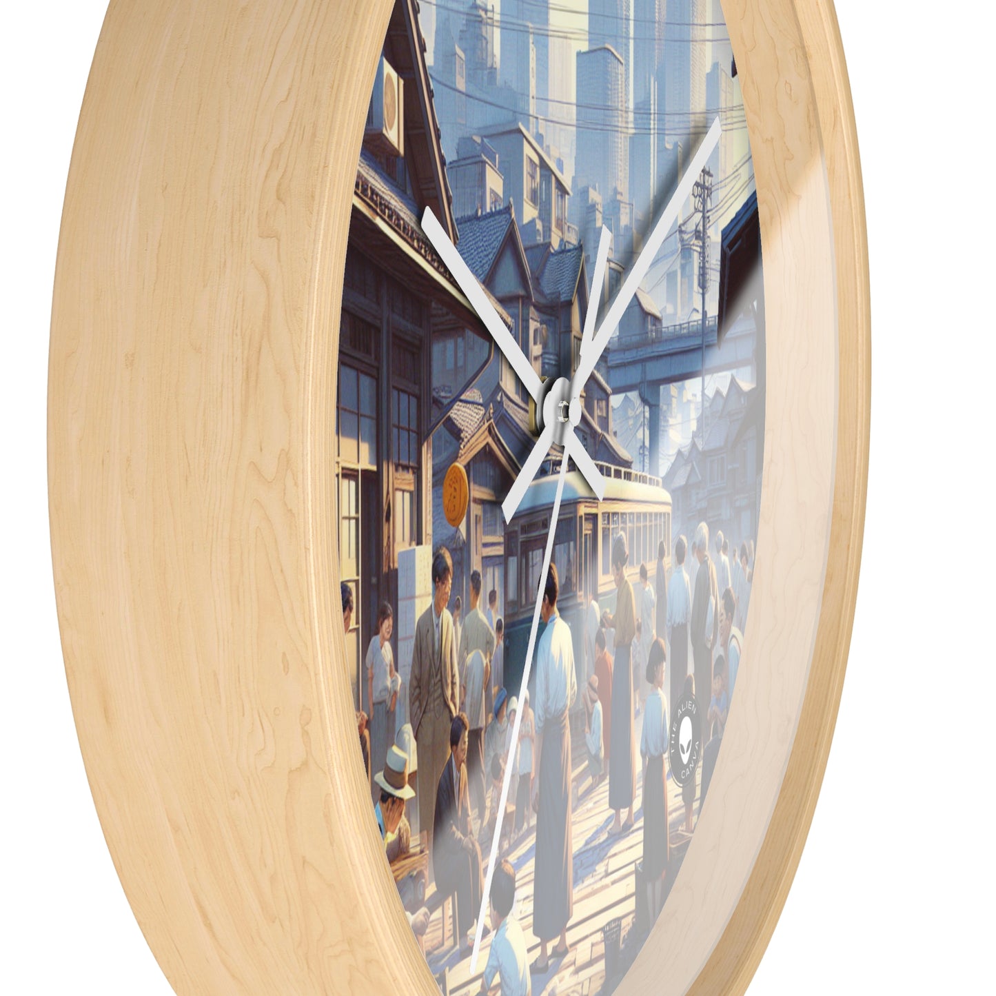 "Unity in Diversity: Community Garden" - The Alien Wall Clock Social Realism